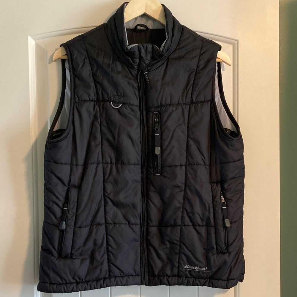 Eddie Bauer Black Quilted Women's Puffer Vest